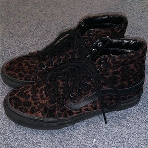 Vans Shoes - Vans Black Leopard Print Sk8-Hi’s Vans Shoes - Vans Black Leopard Print Sk8-Hi’s